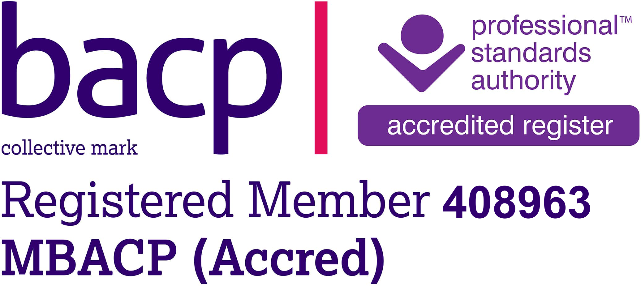 BACP Accredited Member Logo